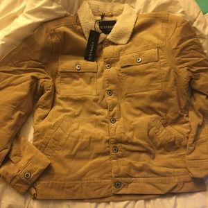 Fleece corduroy jacket